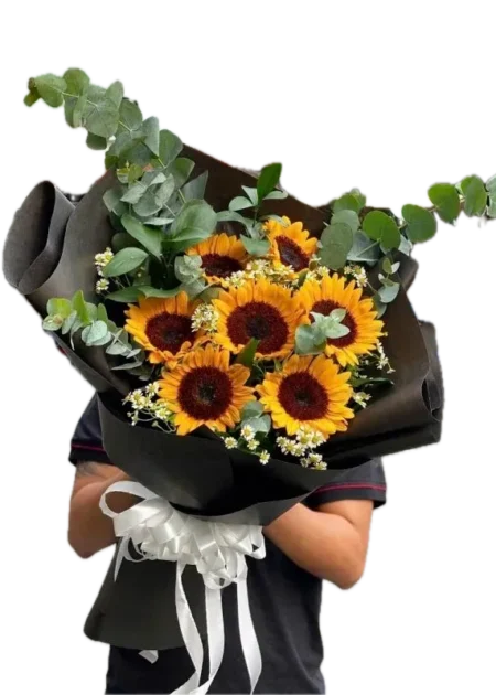 bó hoa hướng dương ánh dương hy vọng