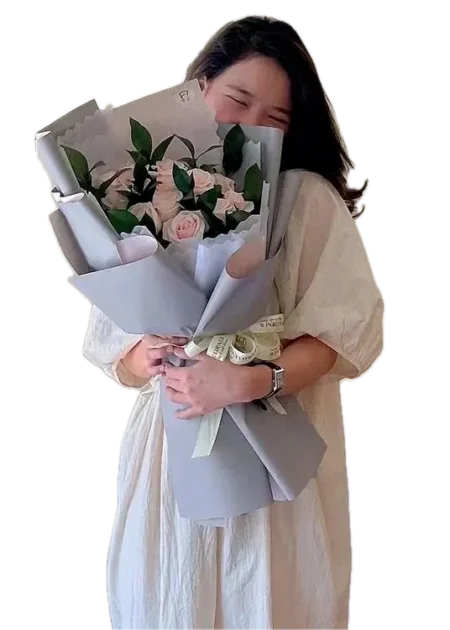 bó hoa hồng xinh tươi