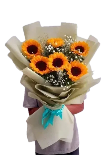 bó hoa hướng dương tuyệt đẹp