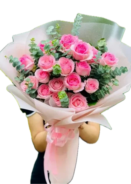 bó hoa hồng tươi
