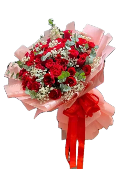 bó hoa hồng đỏ 6
