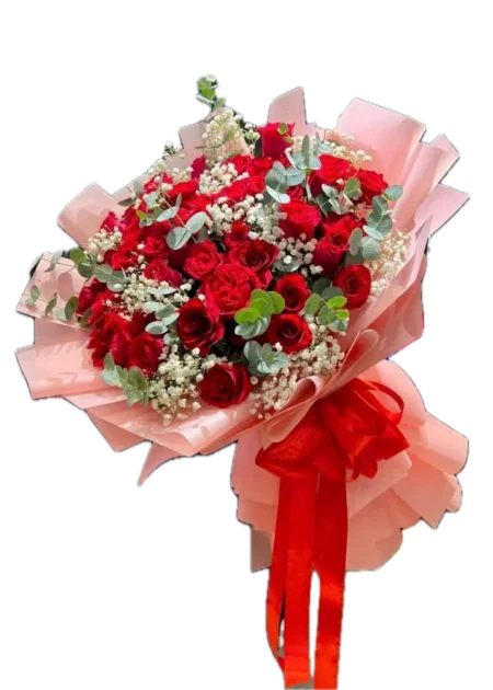 bó hoa hồng đỏ 6