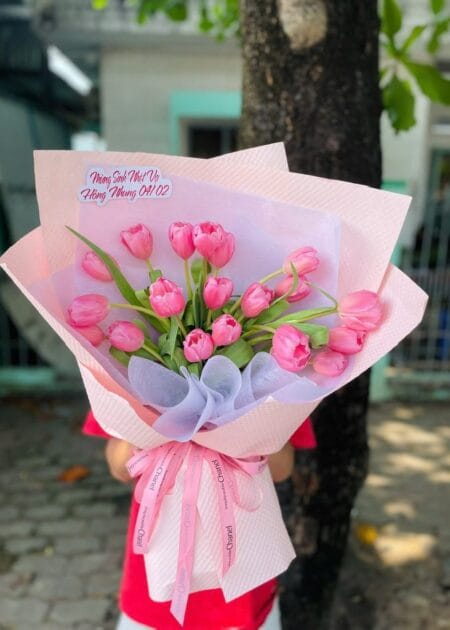 bó hoa tulip tuyệt đẹp