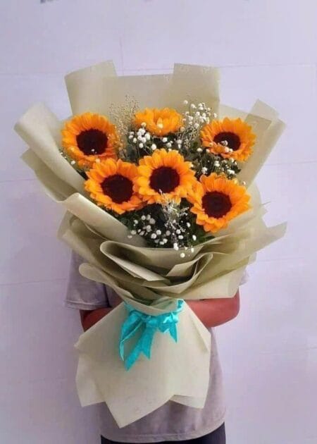 bó hoa hướng dương tuyệt đẹp