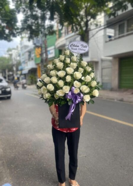 giỏ hoa viếng tang lễ