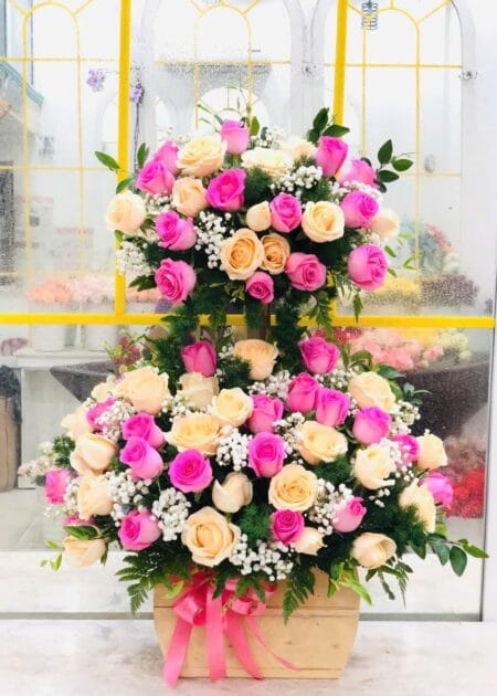 giỏ hoa hồng đẹp