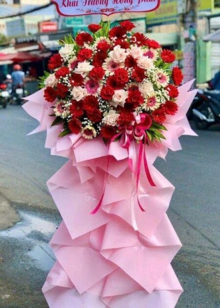 kệ hoa chúc mừng khai trương
