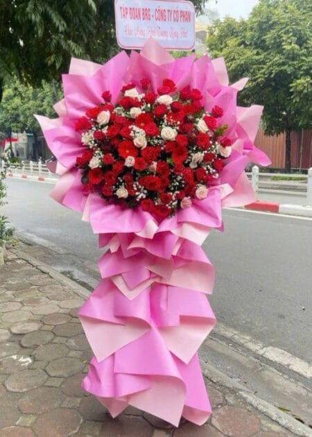 kệ hoa chúc mừng khai trương