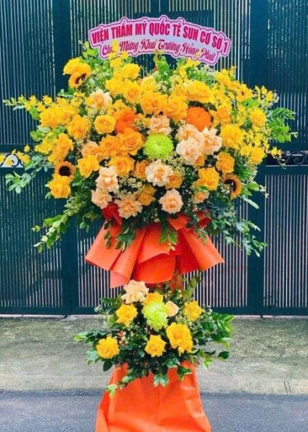 kệ hoa chúc mừng khai trương đại lộc