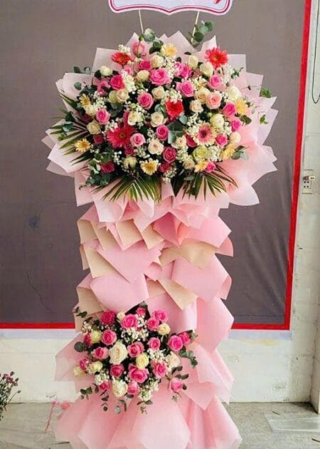 kệ hoa chúc mừng khai trương đại thắng