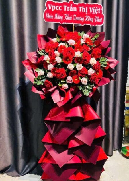 kệ hoa chúc mừng khai trương