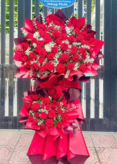 kệ hoa chúc mừng khai trương lộc phát mỗi ngày