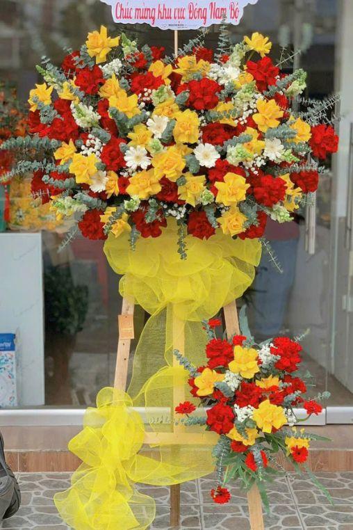 Kệ Hoa Chúc Mừng Khai Trương-DVKT058 1 kệ hoa chúc mừng khai trương
