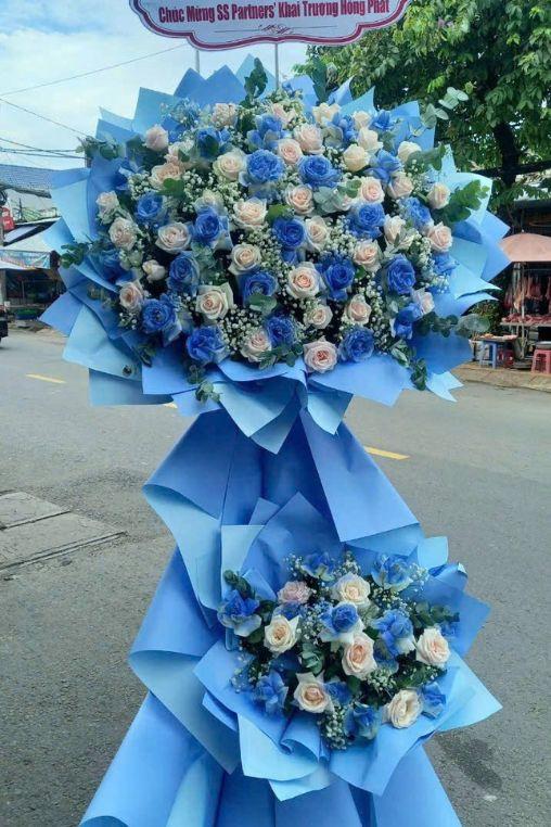 Kệ Hoa Chúc Mừng Thanh Công Không Ngừng Tới -kt044 1 kệ hoa chúc mừng thành công không ngừng tới