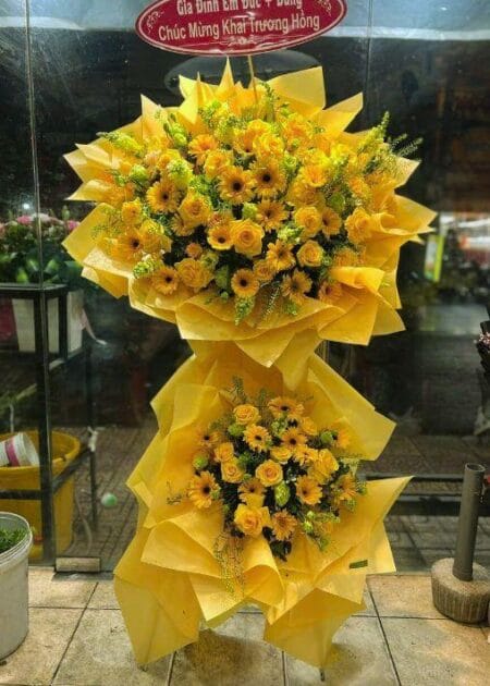 kệ hoa chúc mừng khai trương