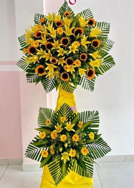 Kệ hoa chúc mừng khai trương