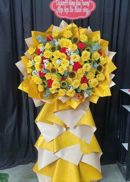 kệ hoa mừng khai trương