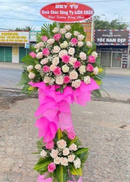 kệ hoa mừng khai trương hồng phát