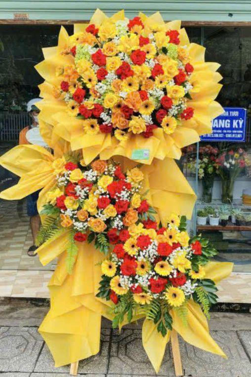 Kệ Hoa Chúc Mừng Khai Trương Hồng Phát 2 -DVKT073 1 kệ hoa chúc mừng khai trương