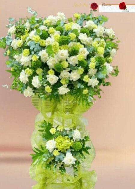 kệ hoa chúc mừng khai trương phát tài 10