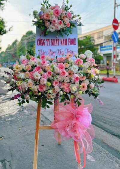 kệ hoa chúc mừng khai trương phát tài