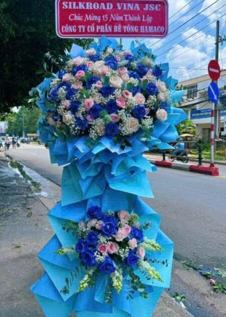 kệ hoa chúc mừng khai trương phát tài