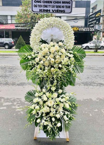 kệ hoa viếng tang lễ thành kính phân ưu 5