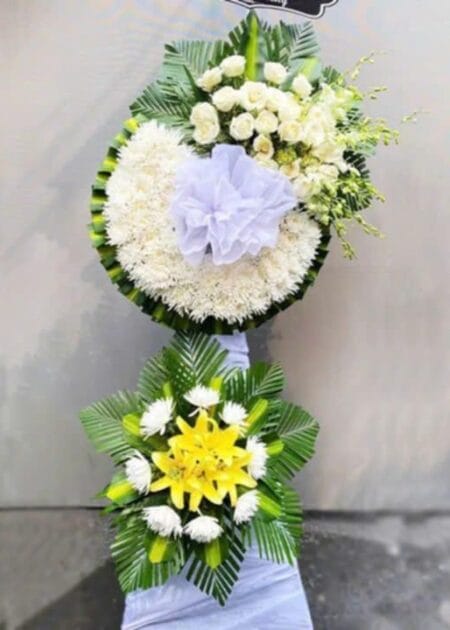 Lẵng hoa chia buồn