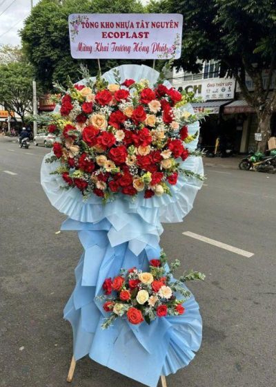 lẵng hoa chúc mừng khai trương phát tài 4
