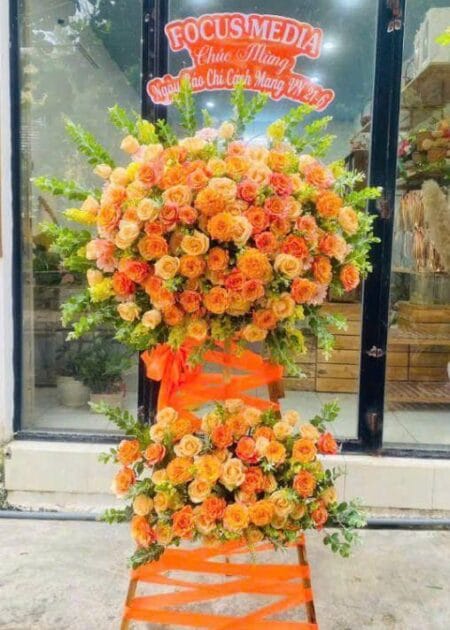 lẵng hoa chúc mừng khai trương thành đạt 2