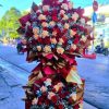 Lẵng Hoa Chúc Mừng Khai Trương Thành Đạt 6-DVKT087 3 lẵng hoa chúc mừng khai trương thành đạt 6