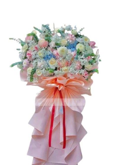 lẵng hoa chúc mừng lộc vê như nước