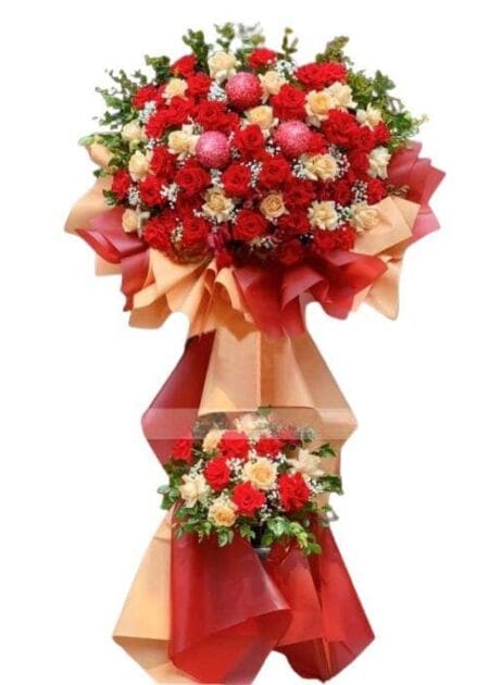 lẵng hoa chúc mừng lộc phát trường tồn