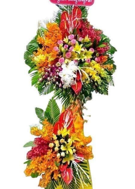 kệ hoa chúc khai trương mã đáo thành công
