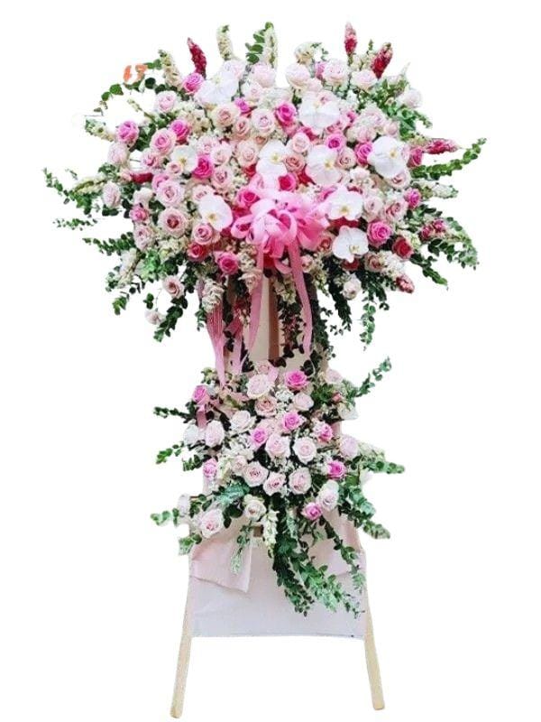 Lẵng Hoa Chúc Mừng Thịnh Vượng Khai Mở -DVKT2999 1 lẵng hoa chúc mừng thịnh vượng khai mở