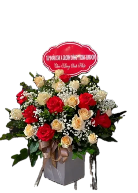 giỏ hoa mừng sinh nhật giá rẻ