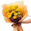 bó hoa hồng vàng nắng vàng hạnh phúc