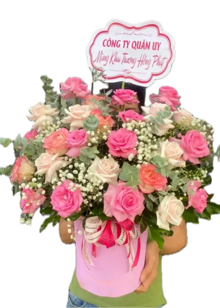 Giỏ Hoa Hồng Phát Như Ý