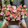 giỏ hoa hồng đẹp giá rẻ