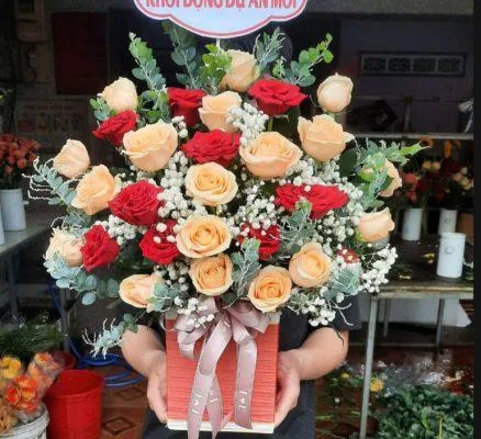 giỏ hoa chúc mừng sinh nhật