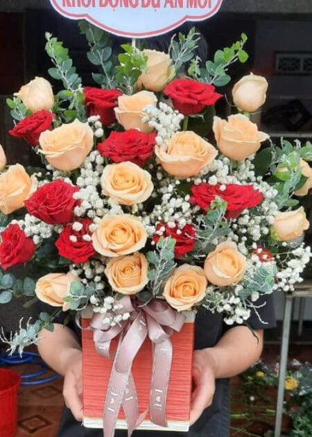 giỏ hoa chúc mừng sinh nhật