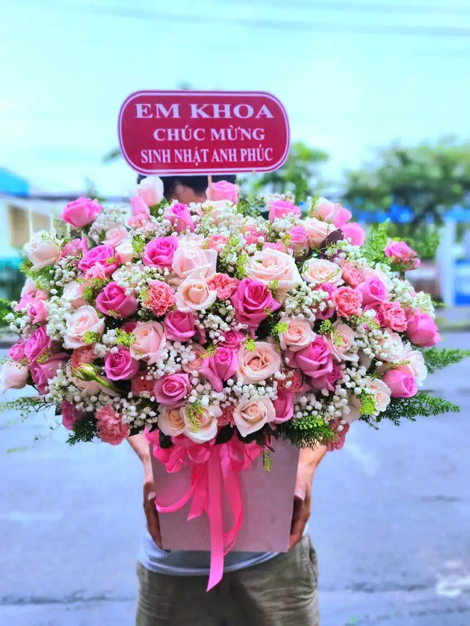hoa khai trương