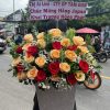 Giỏ Hoa Tươi Mix Màu Cực Đẹp 3-DVGH019 3 giỏ hoa tươi mix màu cực đẹp3