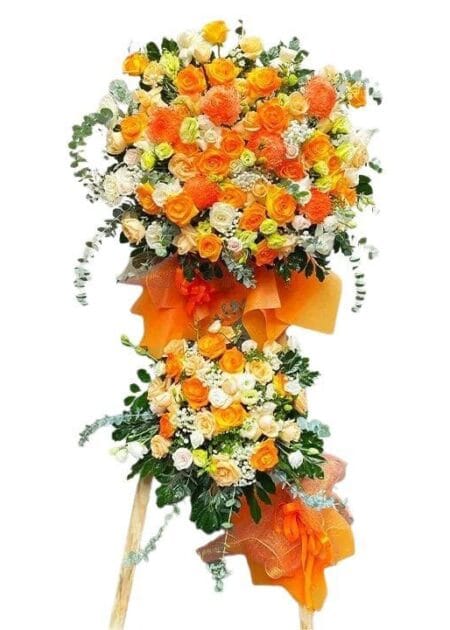 kệ hoa chúc mừng hiện đại