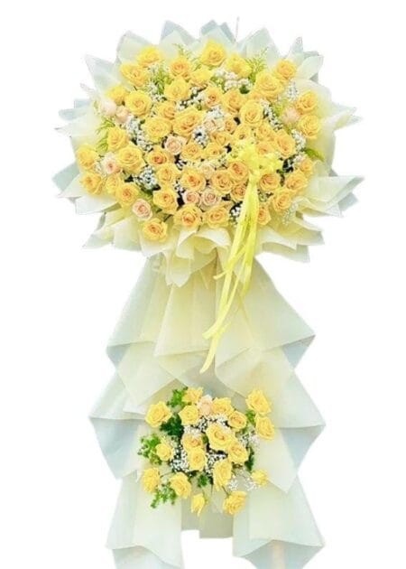 lẵng hoa chúc mừng nét đẹp thành công