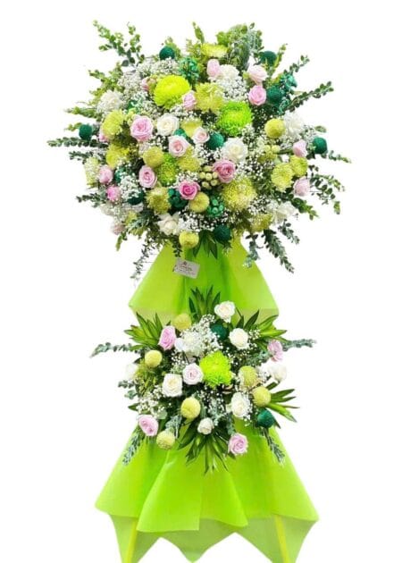lãng hoa chúc mừng rực sáng khai trương