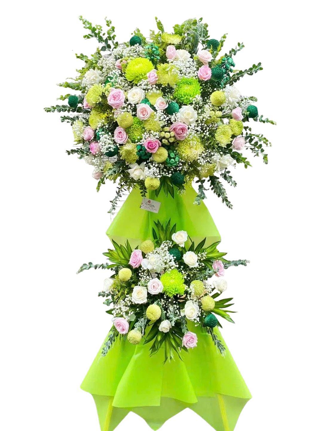 Lẵng Hoa Chúc Mừng Rực Sáng Khai Trương - DVKT1690 1 lãng hoa chúc mừng rực sáng khai trương