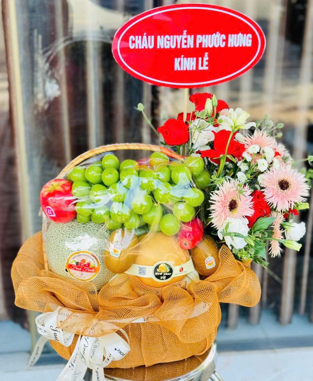 shop hoa tươi Bình Dương 19 giỏ trái cây