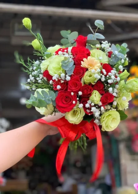 bó hoa cưới Bản Tình Ca Mùa Xuân
