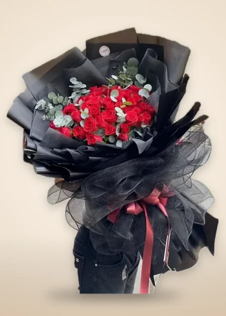 Bó Hoa Hồng Đỏ " Ngày Hạnh Phúc" -Vlt016
